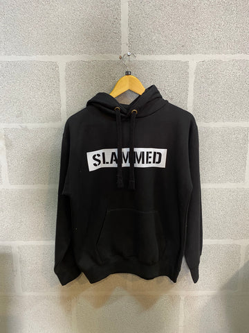 SLAMMED - BLACK STENCIL HOODIE